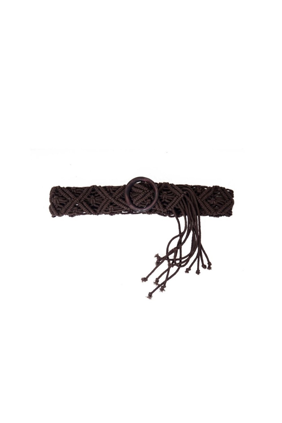 Accessoires De Mer Iconique | Ceinture Marron Romantique